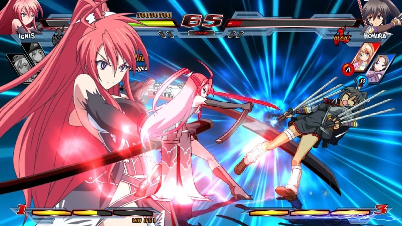 Nitroplus Blasterz: Heroines Infinite Duel — скриншот 5