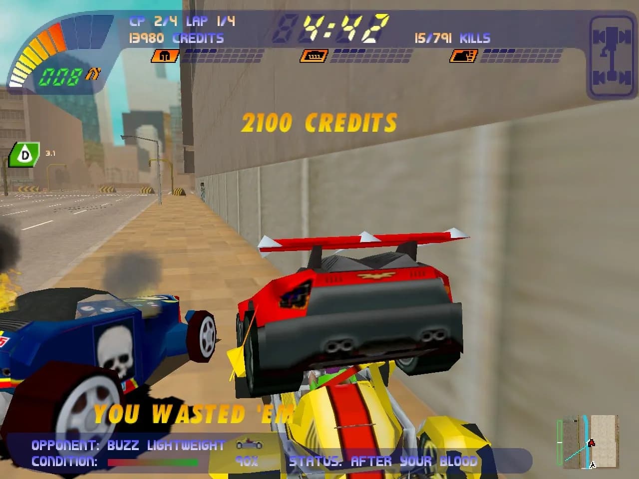 Carmageddon 2: Carpocalypse Now — скриншот 3