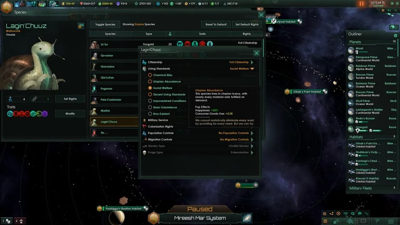 Stellaris: Utopia — скриншот 2
