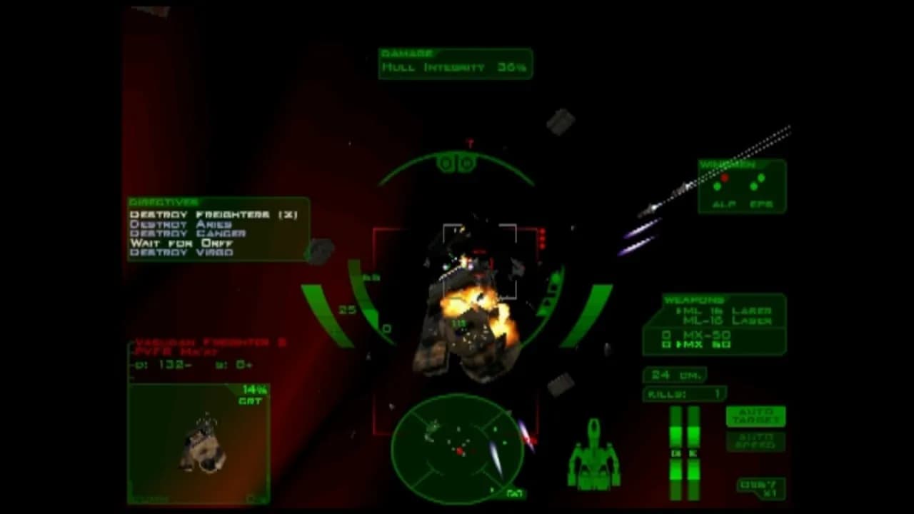 Descent: FreeSpace - The Great War — скриншот 2