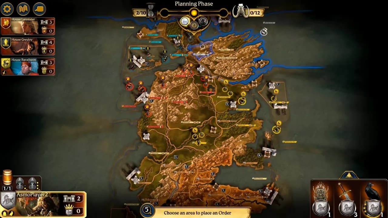 A Game of Thrones: The Board Game - Digital Edition — скриншот 1
