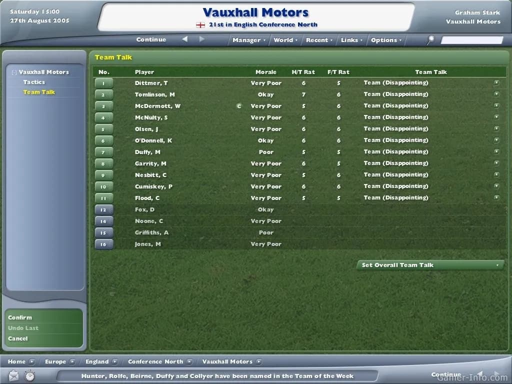 Football Manager 2006 — скриншот 2