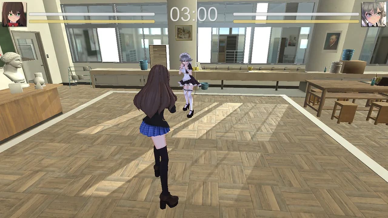 Beautiful Girl Fight School — скриншот 6