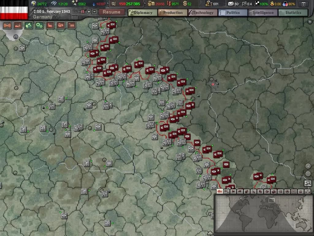 Hearts of Iron 3 — скриншот 4