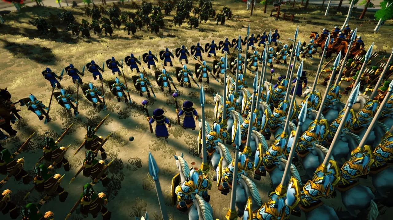 Warlords Battle Simulator — скриншот 1