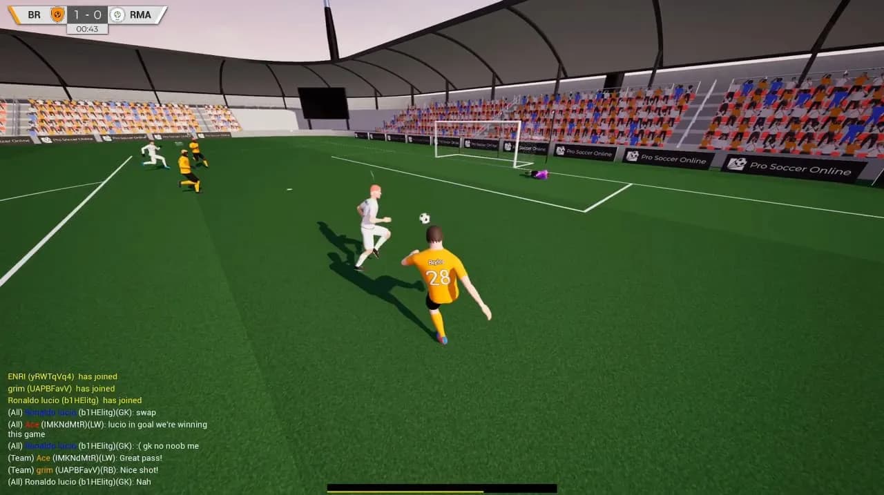 Pro Soccer Online — скриншот 1
