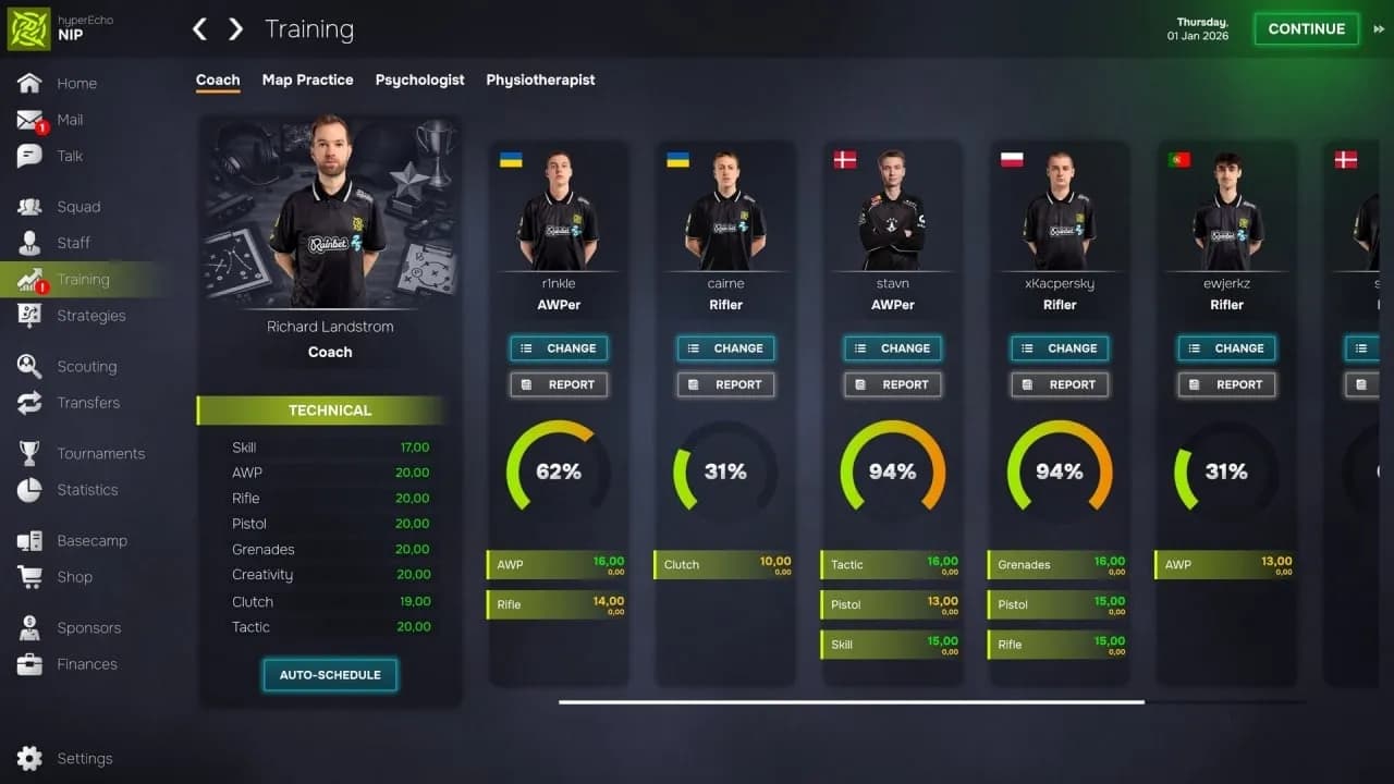 Esports Manager 2026 — скриншот 1