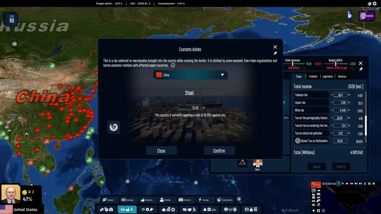 Geo-Political Simulator 2026 Edition — скриншот 9