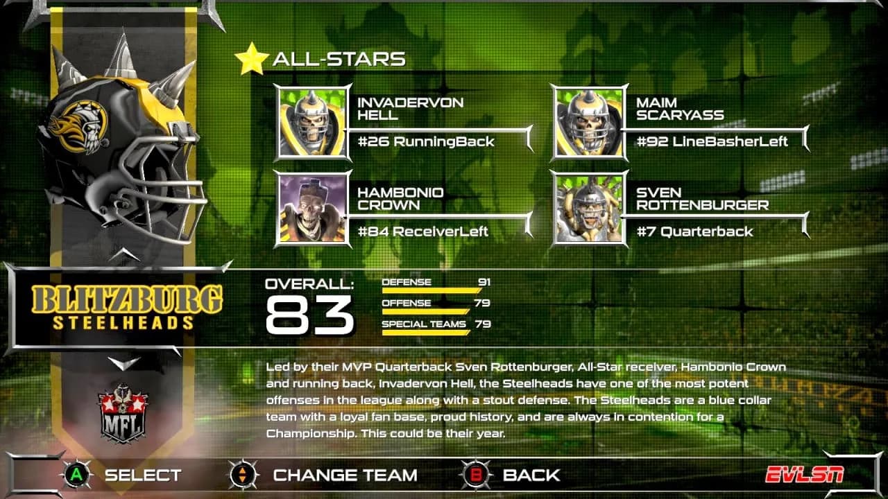 Mutant Football League — скриншот 11