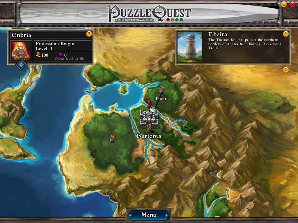 PuzzleQuest: Challenge of the Warlords — скриншот 3