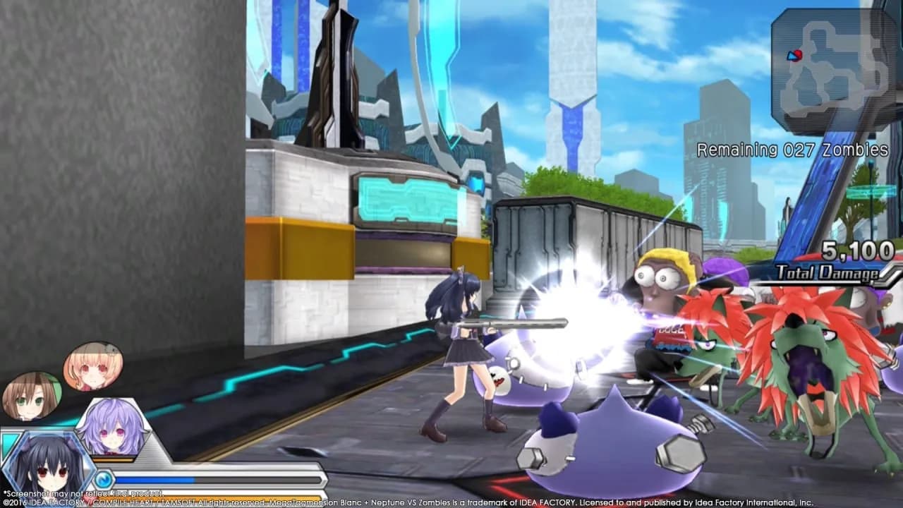 MegaTagmension Blanc + Neptune VS Zombies — скриншот 4