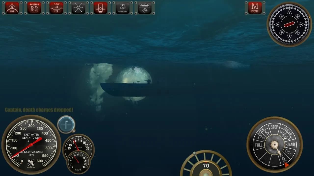 Silent Depth 3D Submarine Simulation — скриншот 2