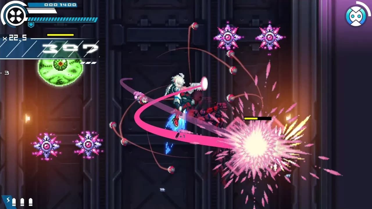 Gunvolt Chronicles: Luminous Avenger 9 — скриншот 2
