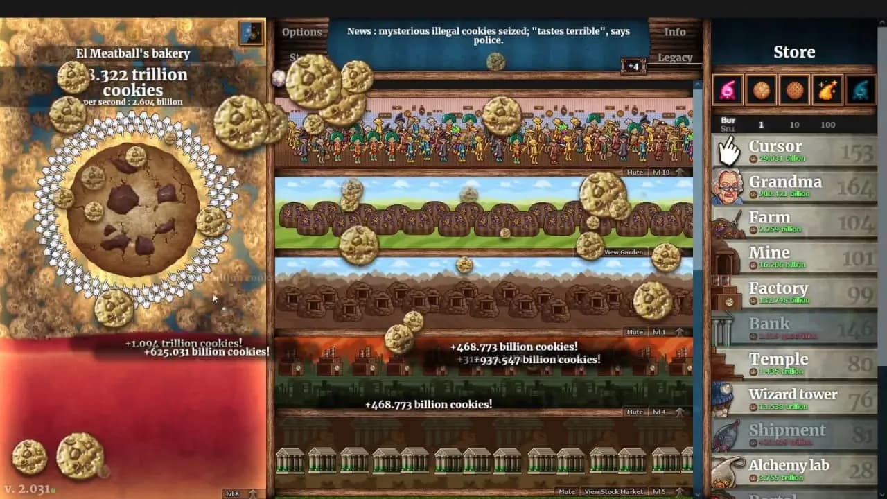 Cookie Clicker — скриншот 3