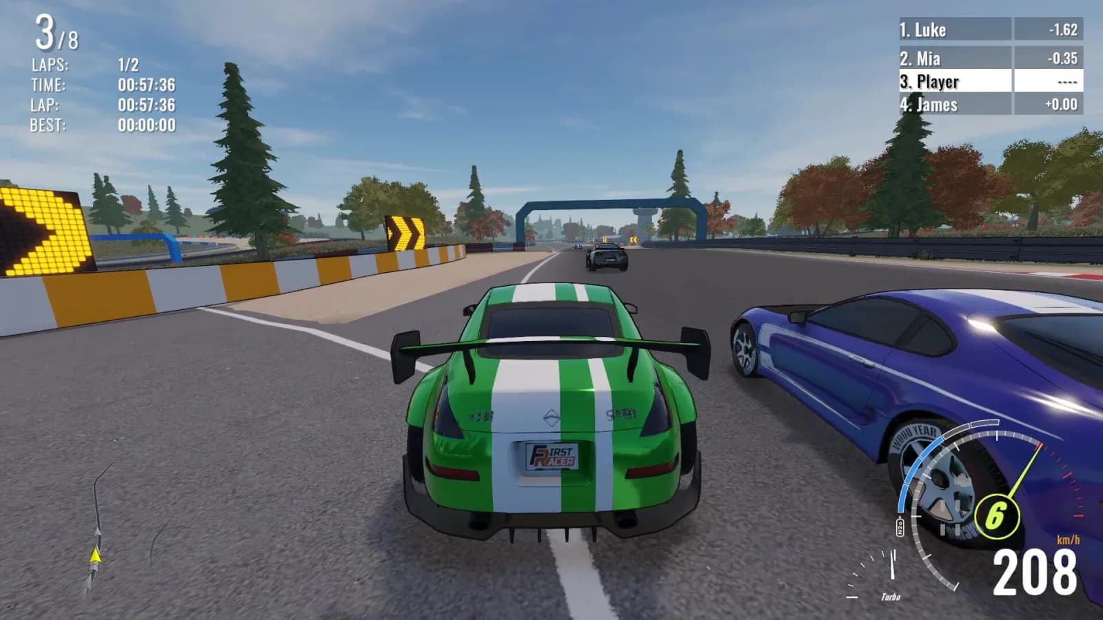 First Racer — скриншот 2