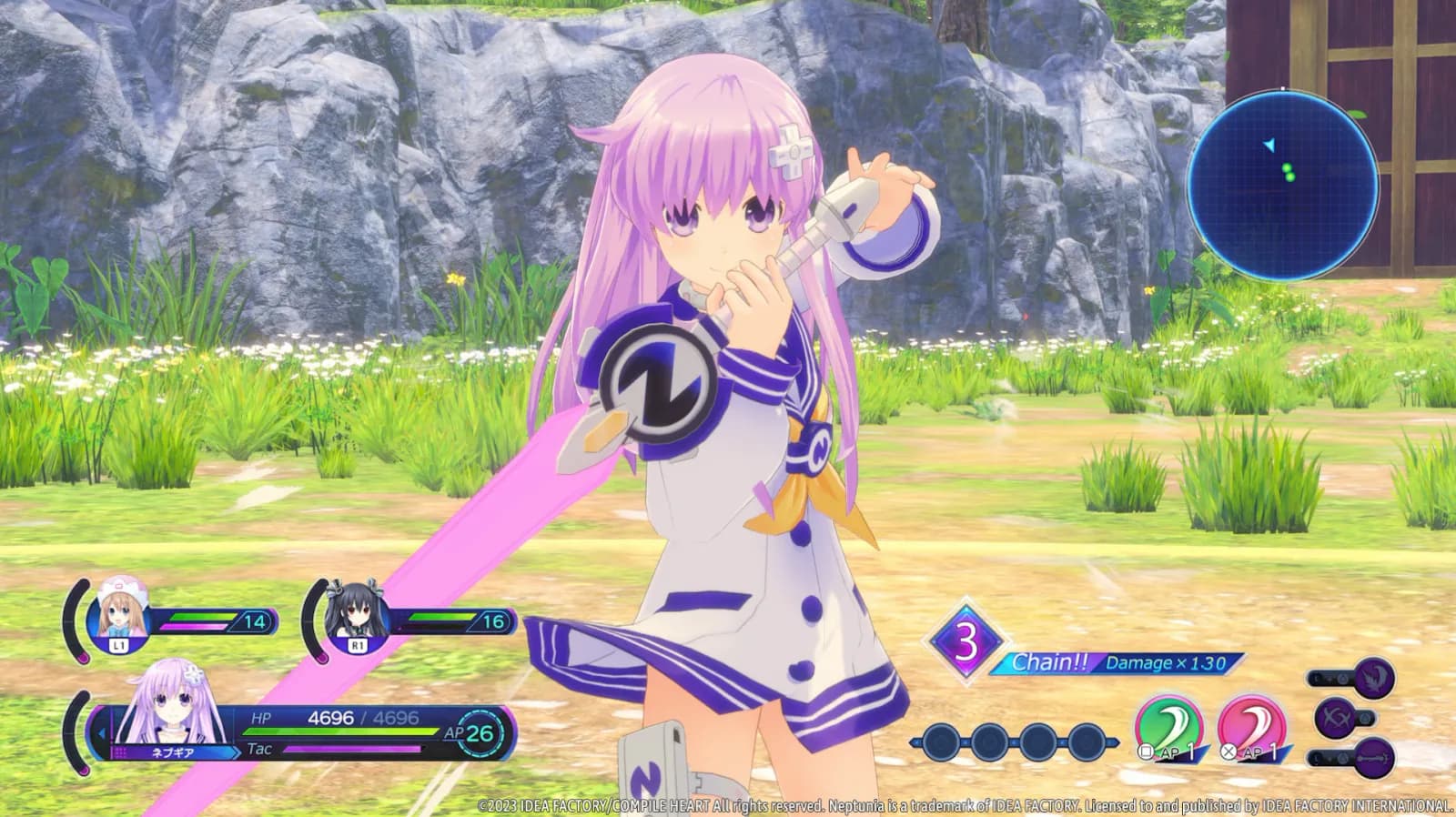 Neptunia: Sisters VS Sisters — скриншот 1