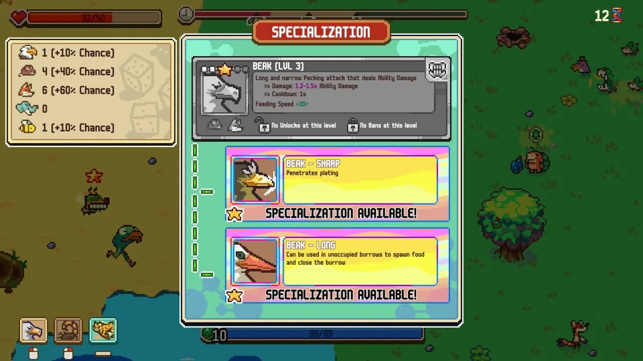 Everything is Crab: The Animal Evolution Roguelite — скриншот 3