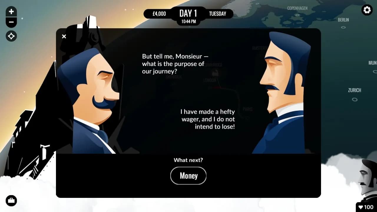80 Days — скриншот 2