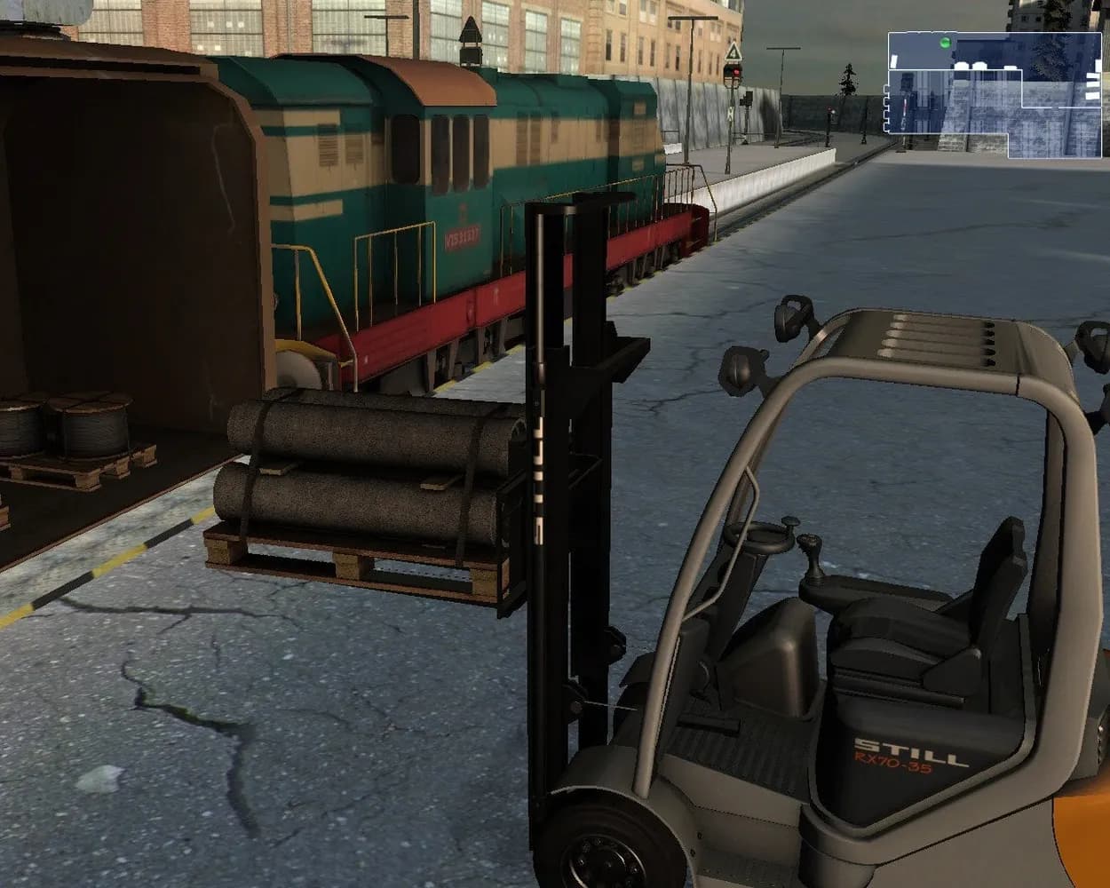 Forklift Truck Simulator 2009 — скриншот 2