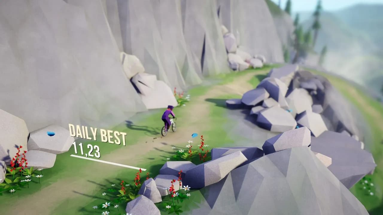 Lonely Mountains: Downhill — скриншот 2