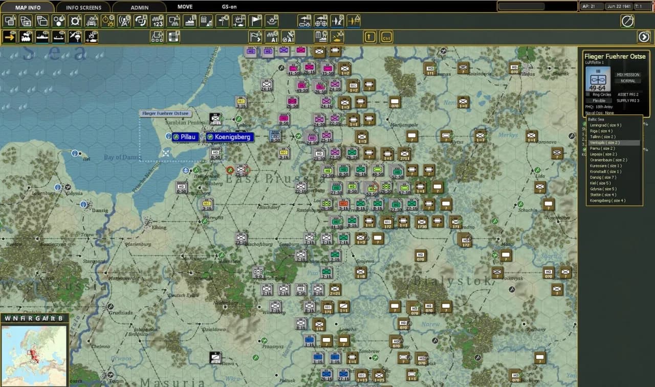 Gary Grigsby's War in the East 2 — скриншот 2