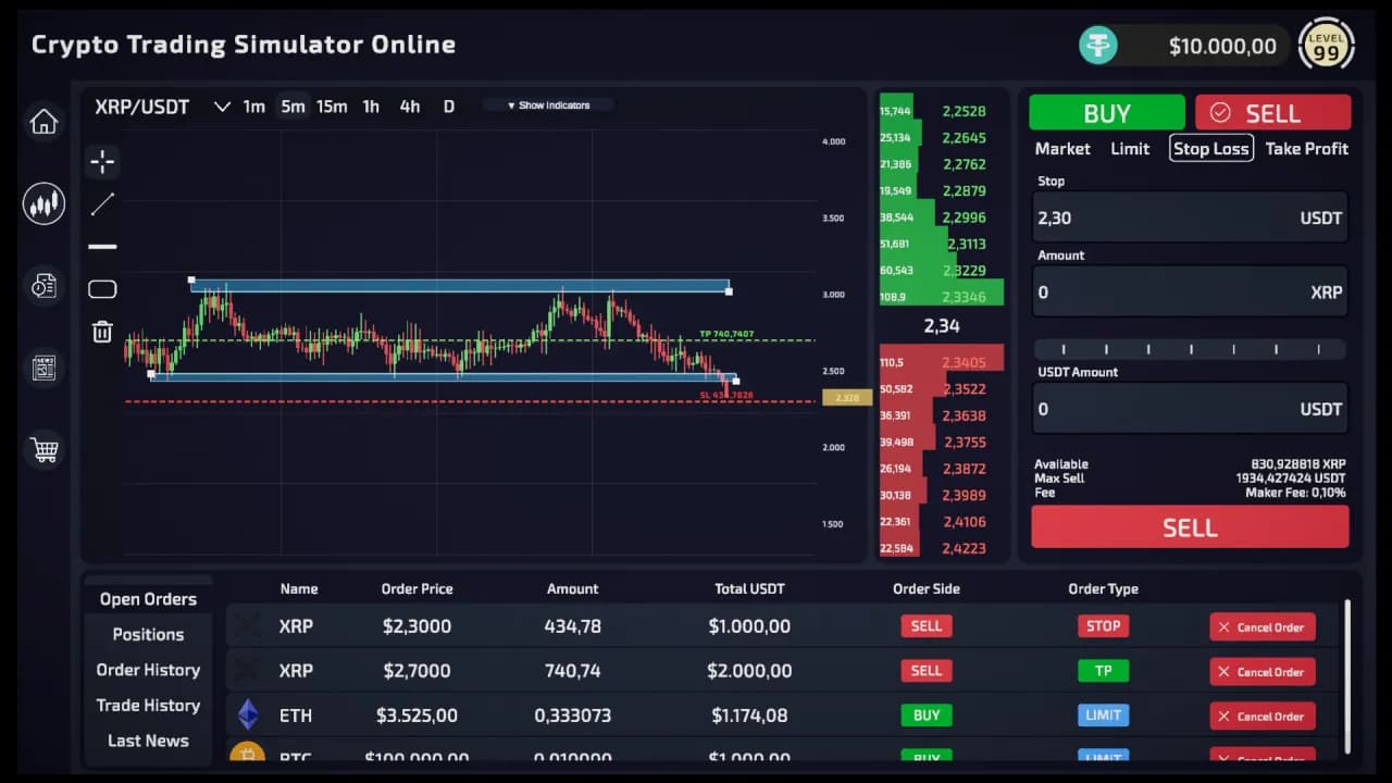 Crypto Trading Simulator — скриншот 7