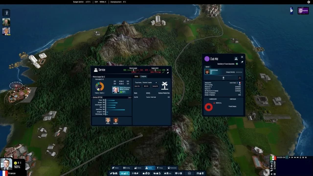 Geo-Political Simulator 5 — скриншот 1