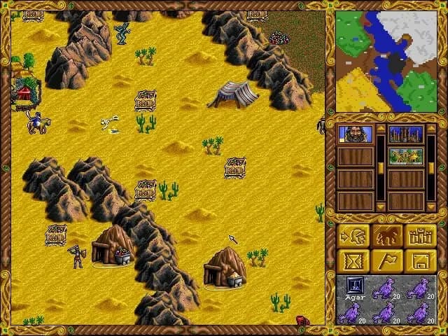 Heroes of Might and Magic (Герои 1) — скриншот 1