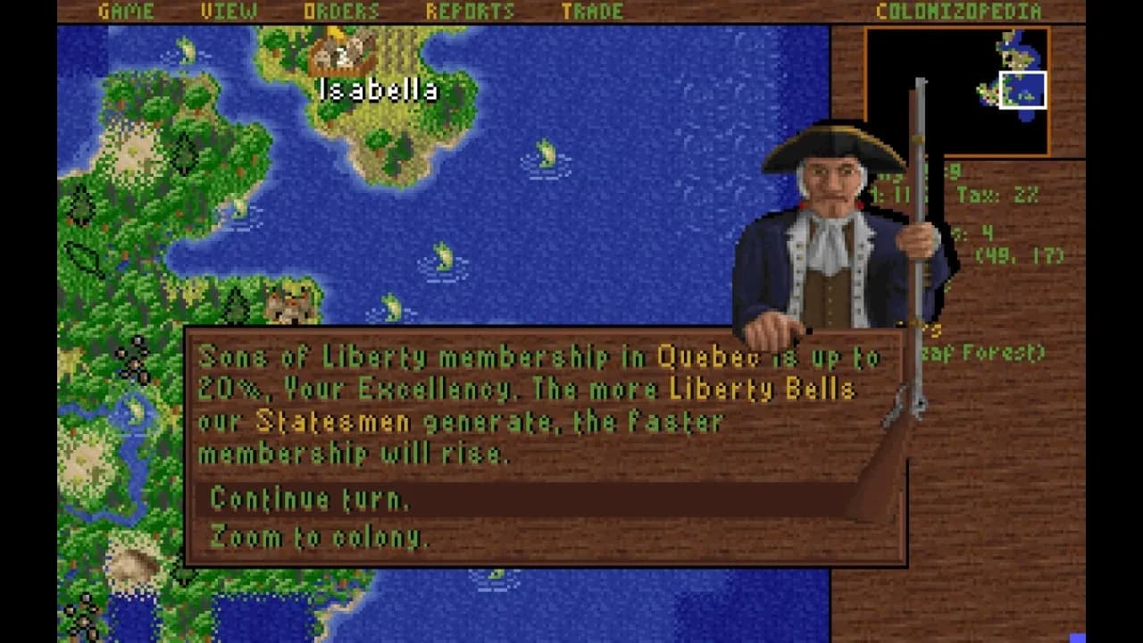 Sid Meier's Colonization (Classic) — скриншот 9
