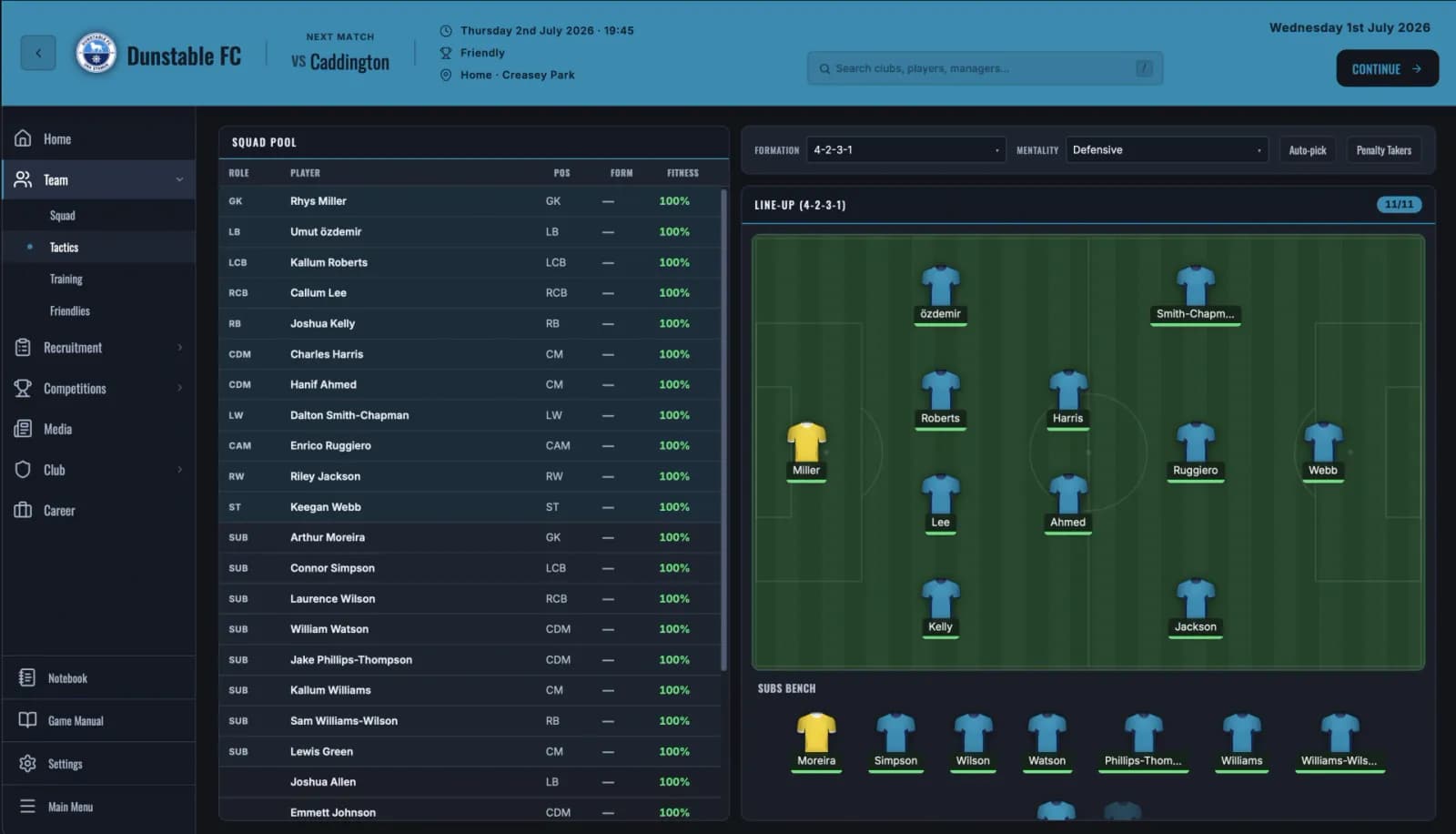 Non-League Manager — скриншот 1