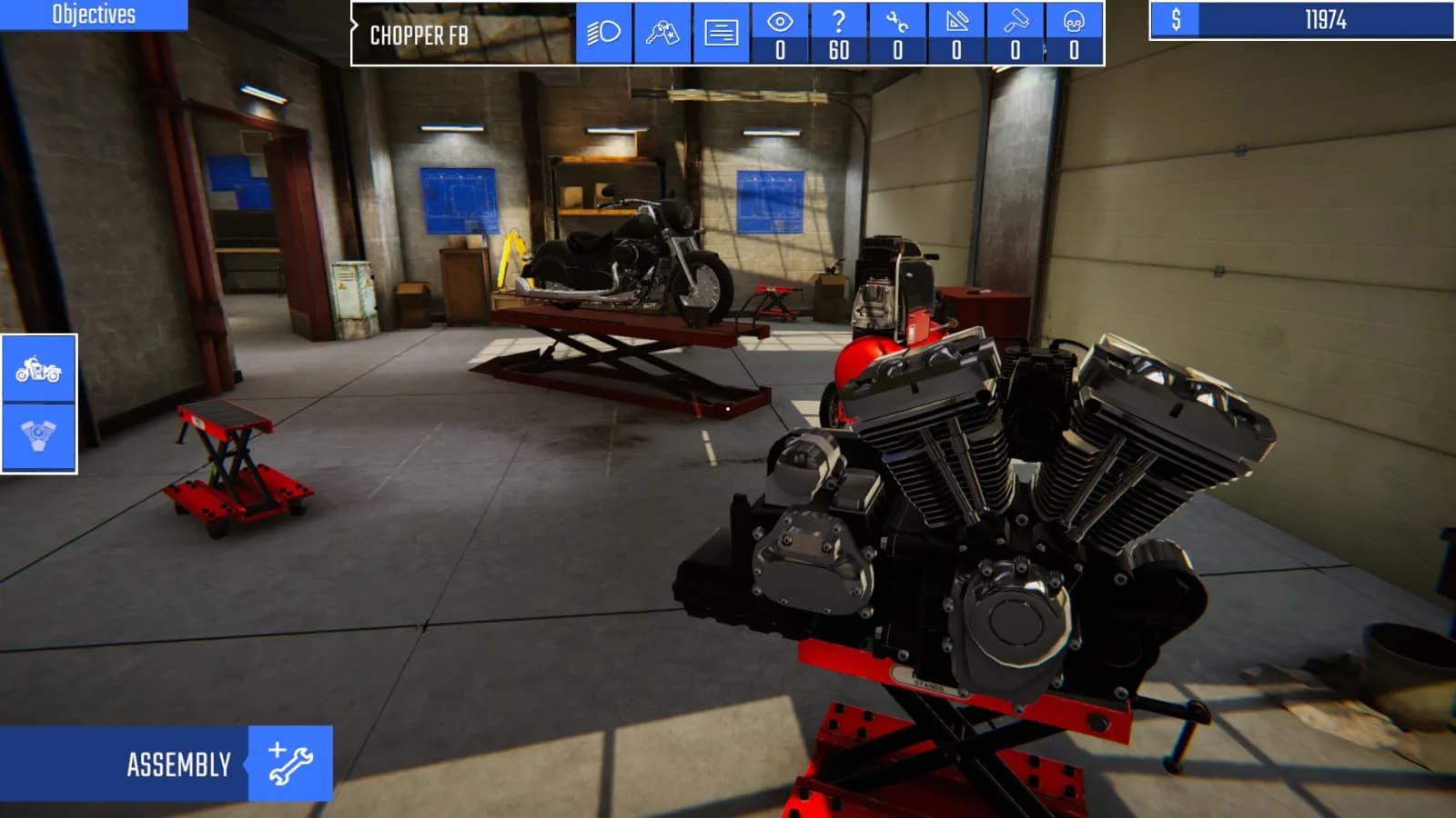 Biker Garage: Mechanic Simulator — скриншот 4