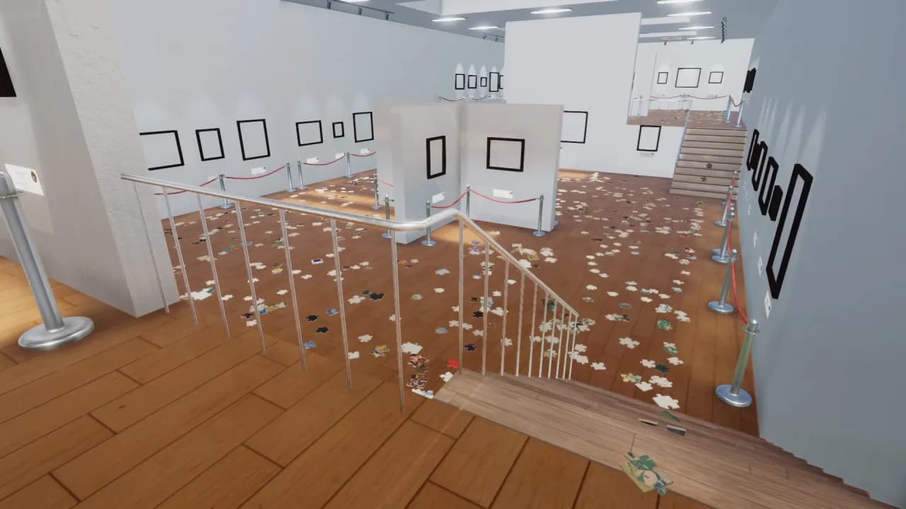 Cleaning Up The Puzzle Gallery — скриншот 2
