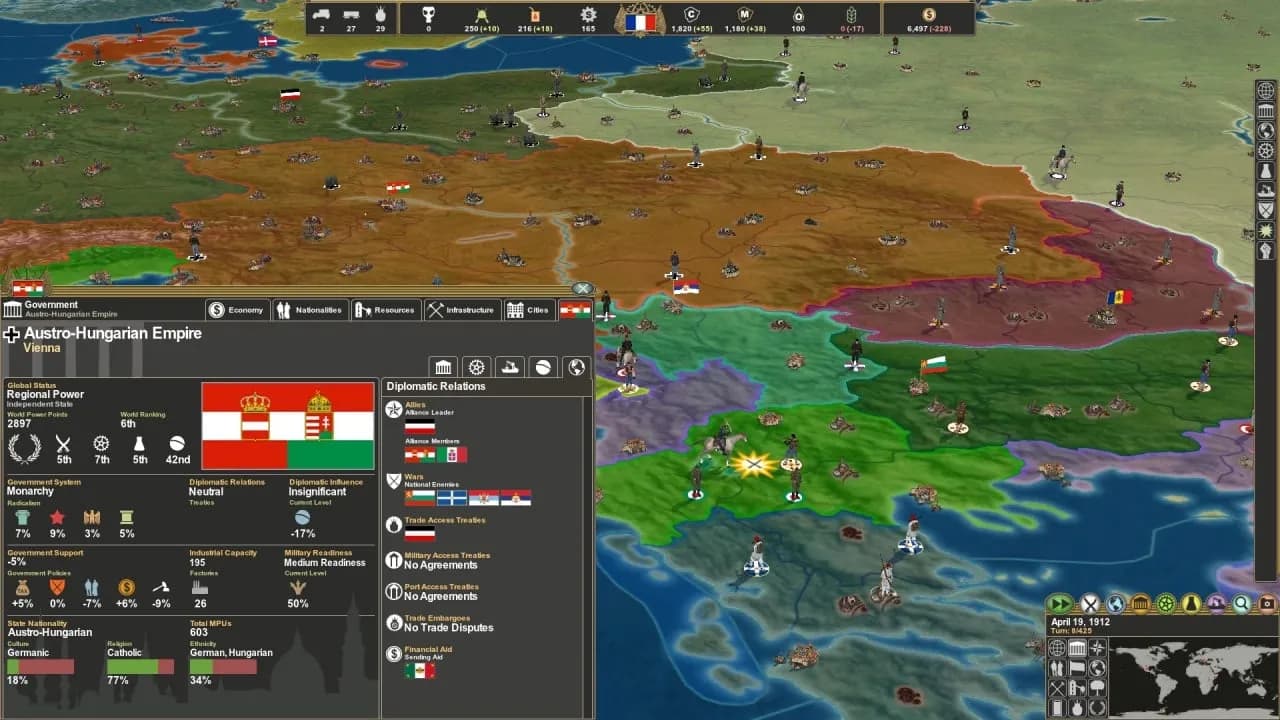 Making History: The Great War — скриншот 2