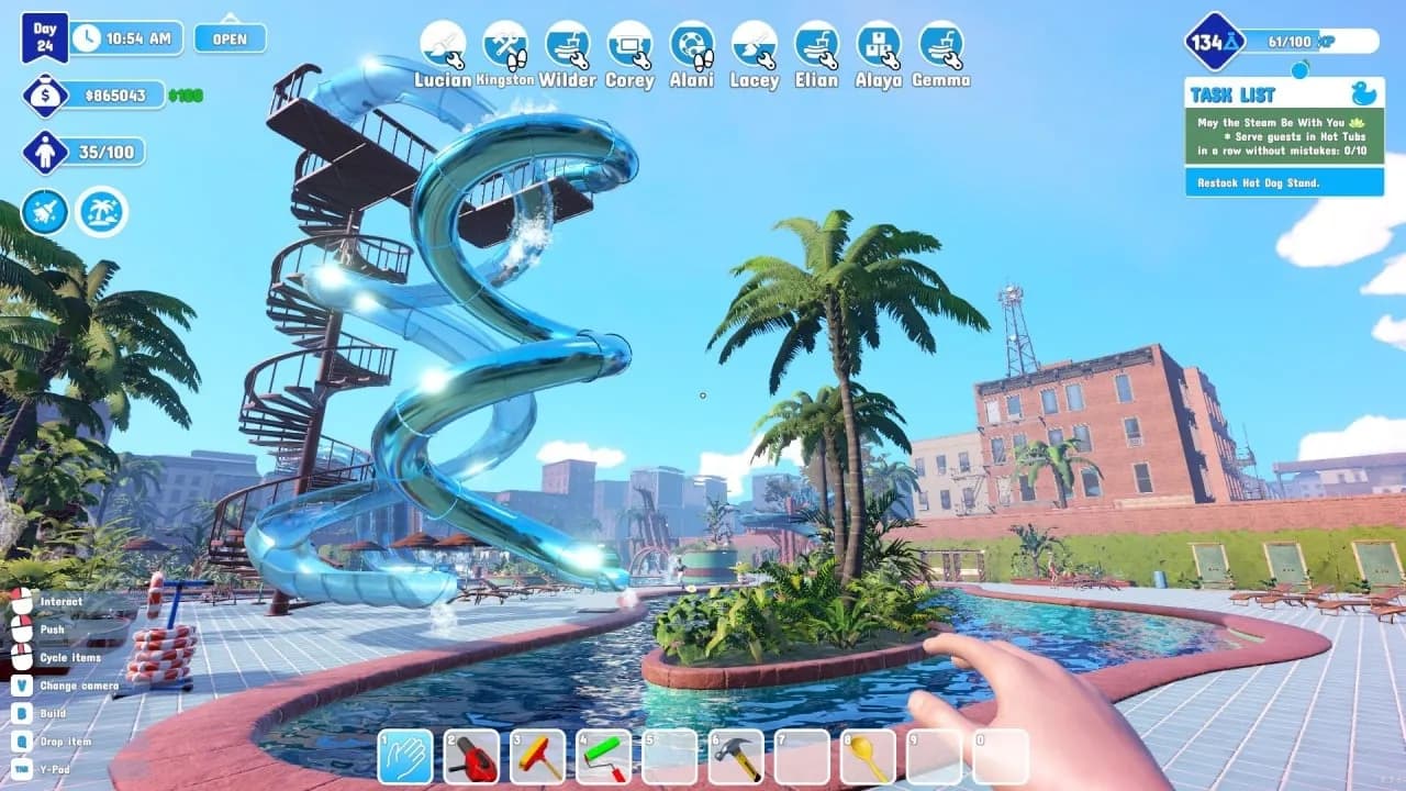 Waterpark Simulator — скриншот 3