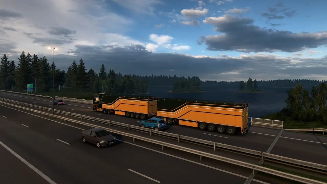 Euro Truck Simulator 2 - Beyond the Baltic Sea — скриншот 11