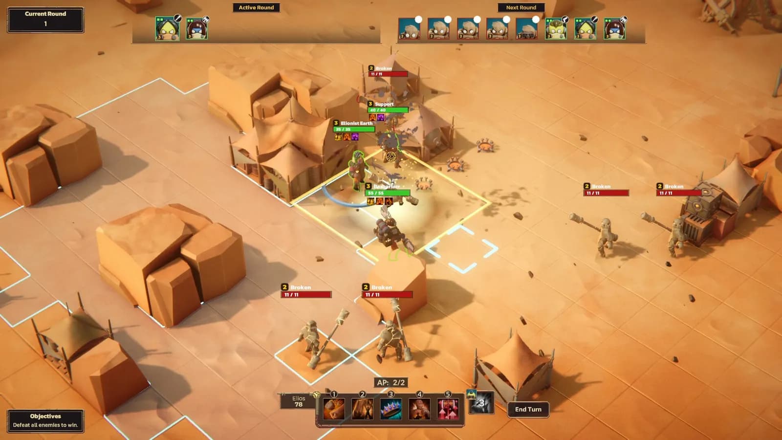 Dunebound Tactics — скриншот 1