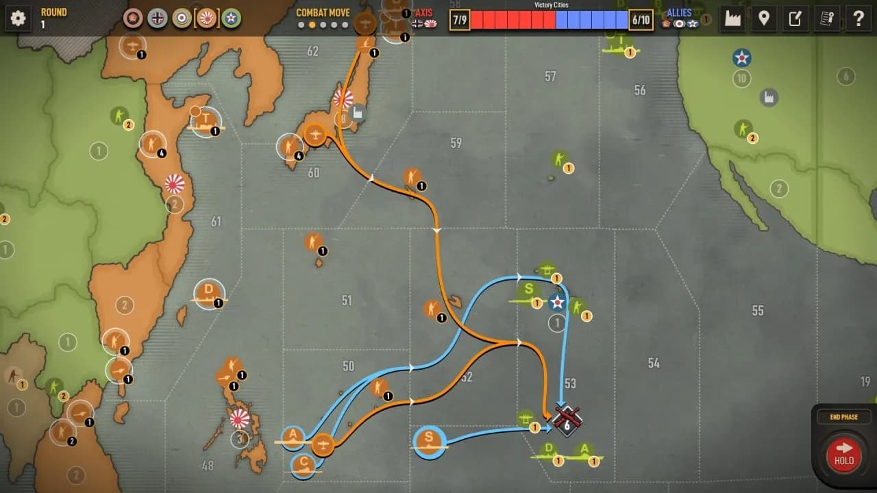 Axis and Allies 1942 Online — скриншот 10