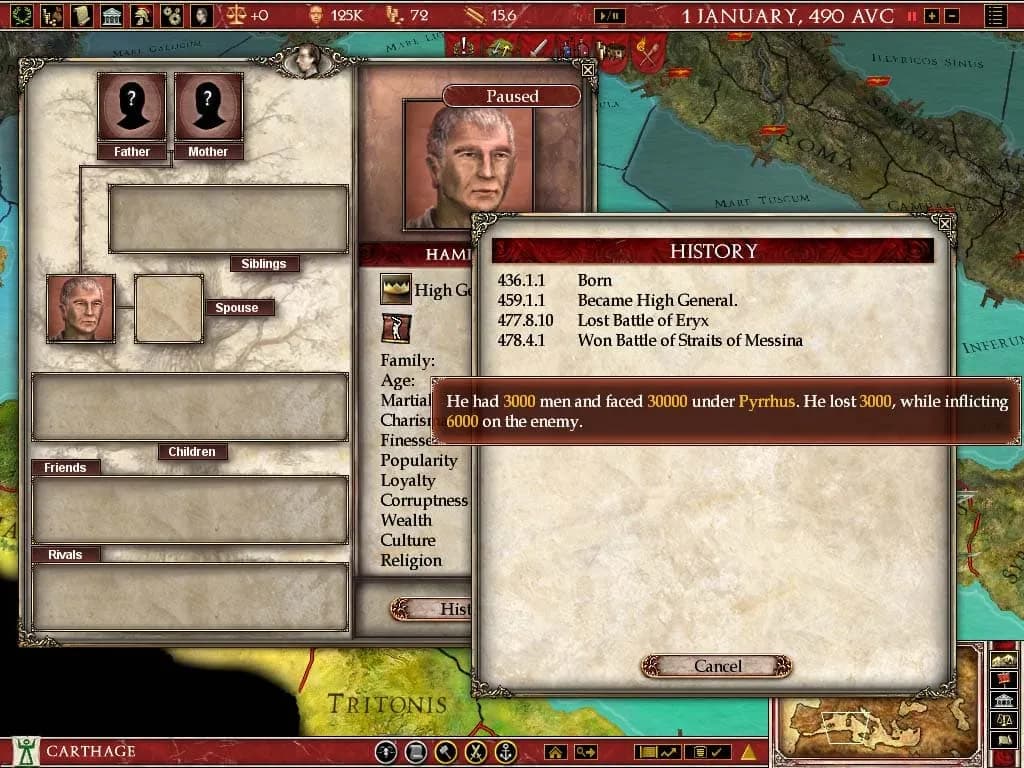 Europa Universalis: Rome - Gold Edition — скриншот 1