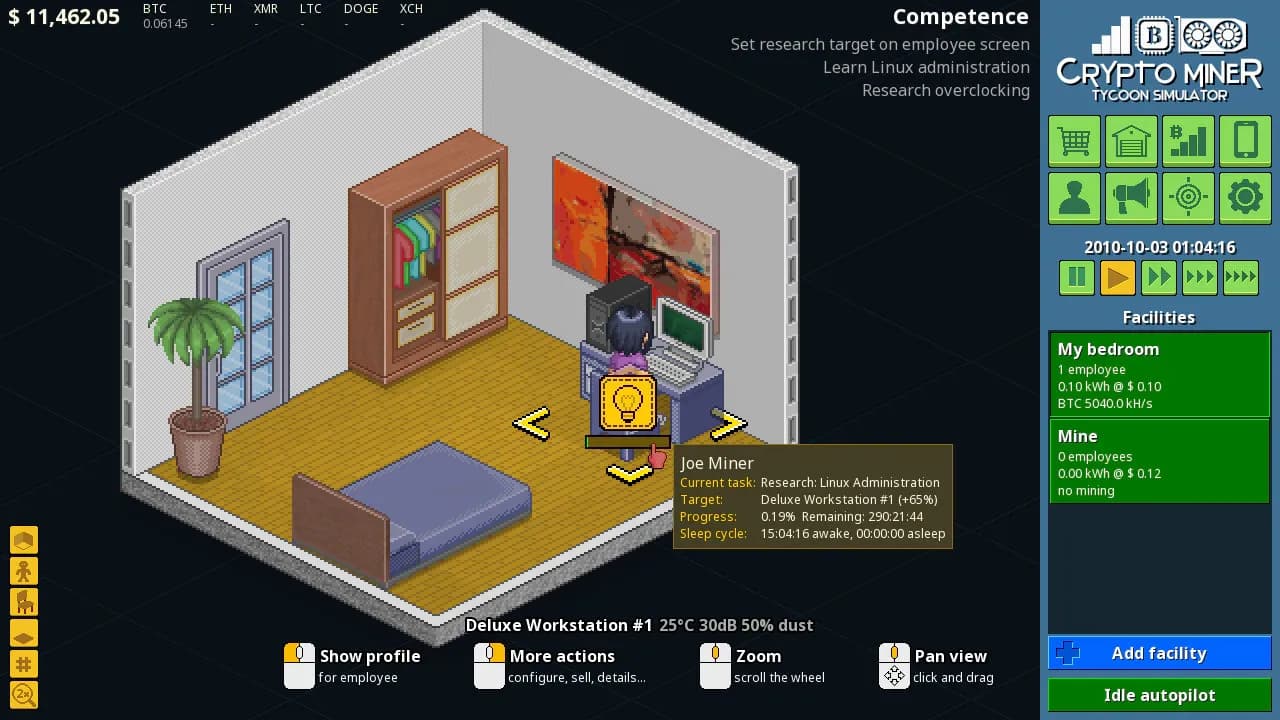 Crypto Miner Tycoon Simulator — скриншот 1