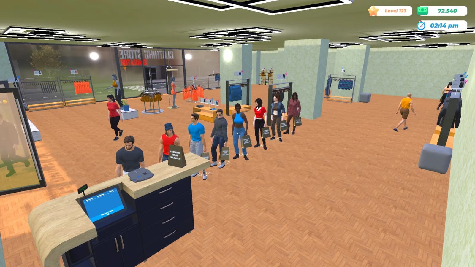 Clothing Store Simulator — скриншот 1