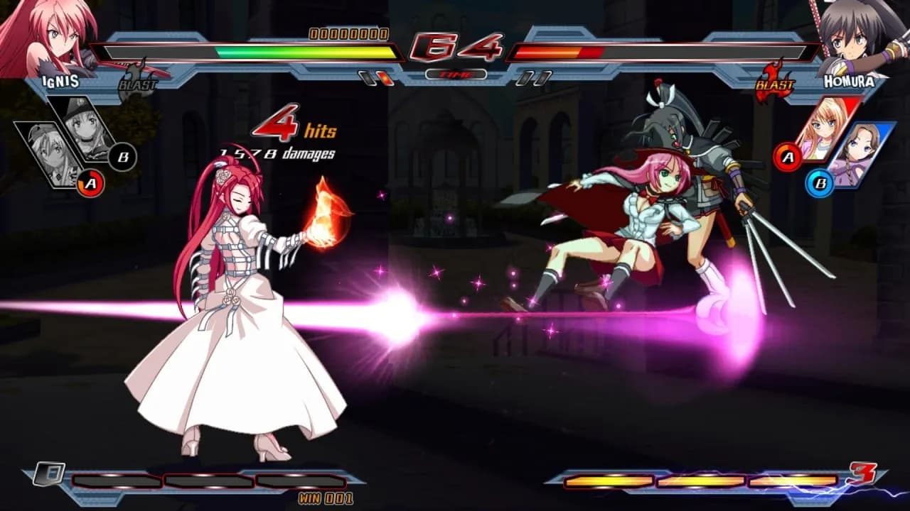 Nitroplus Blasterz: Heroines Infinite Duel — скриншот 6