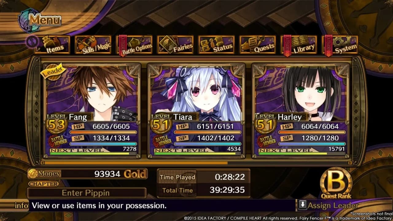 Fairy Fencer F — скриншот 4