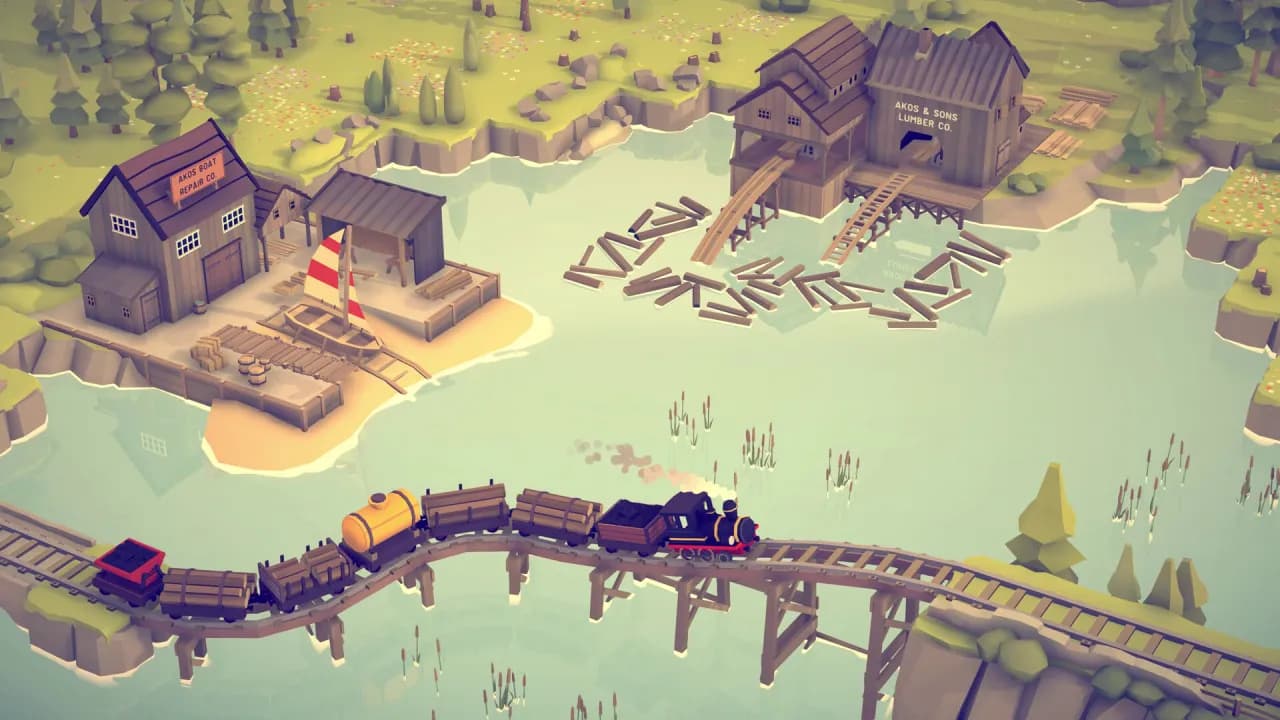 Islands and Trains — скриншот 1