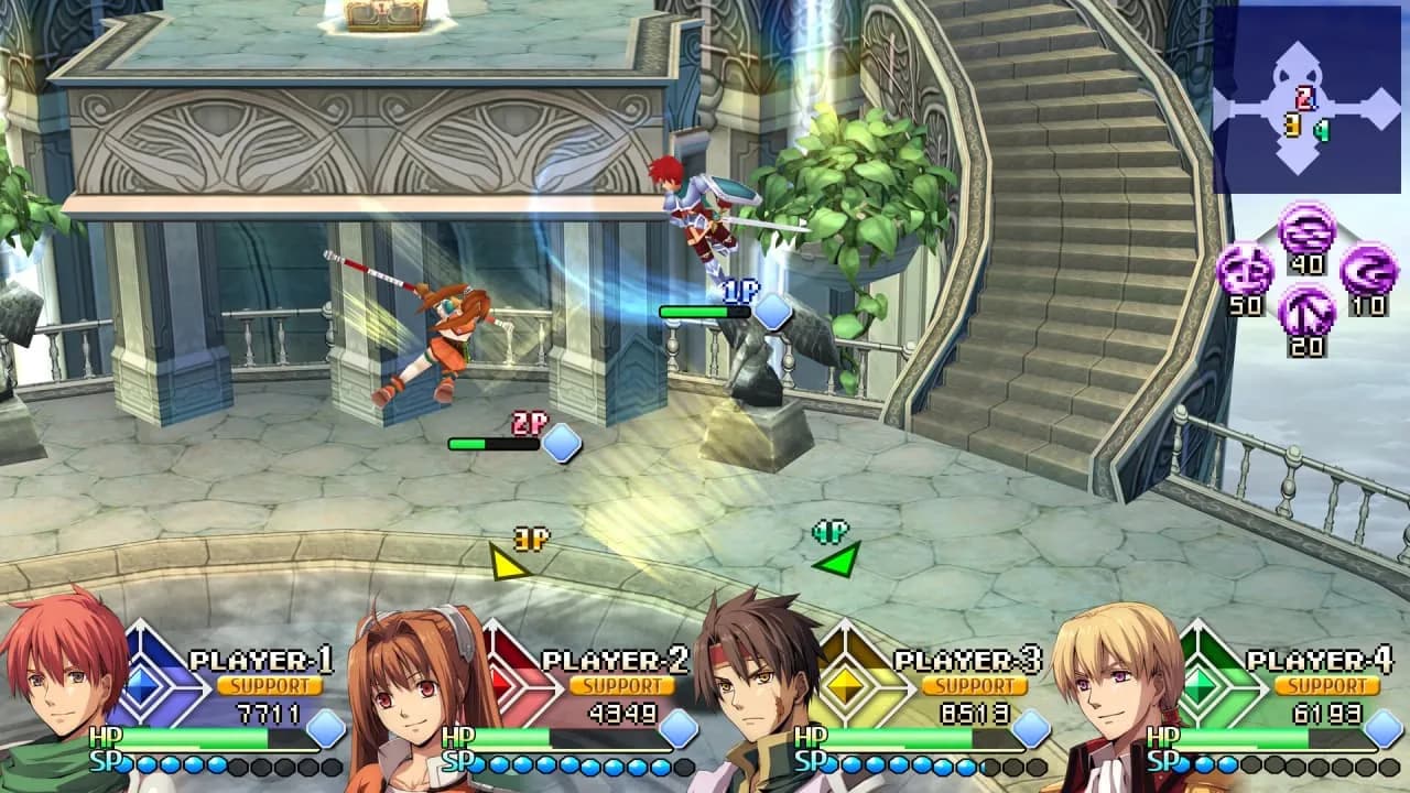 Ys vs. Trails in the Sky: Alternative Saga — скриншот 1