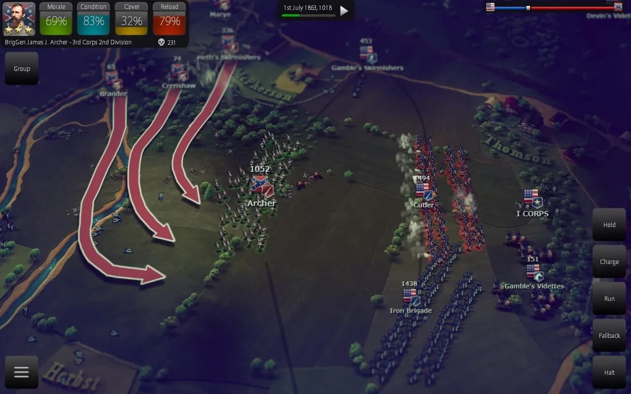 Ultimate General: Gettysburg — скриншот 7