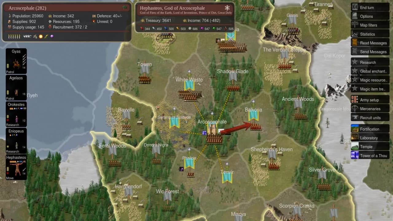 Dominions 5 - Warriors of the Faith — скриншот 5