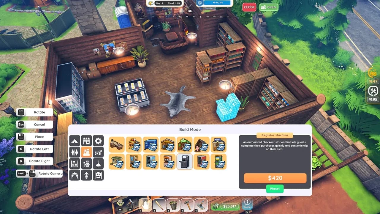 Campsite Hustle Management Simulator — скриншот 3
