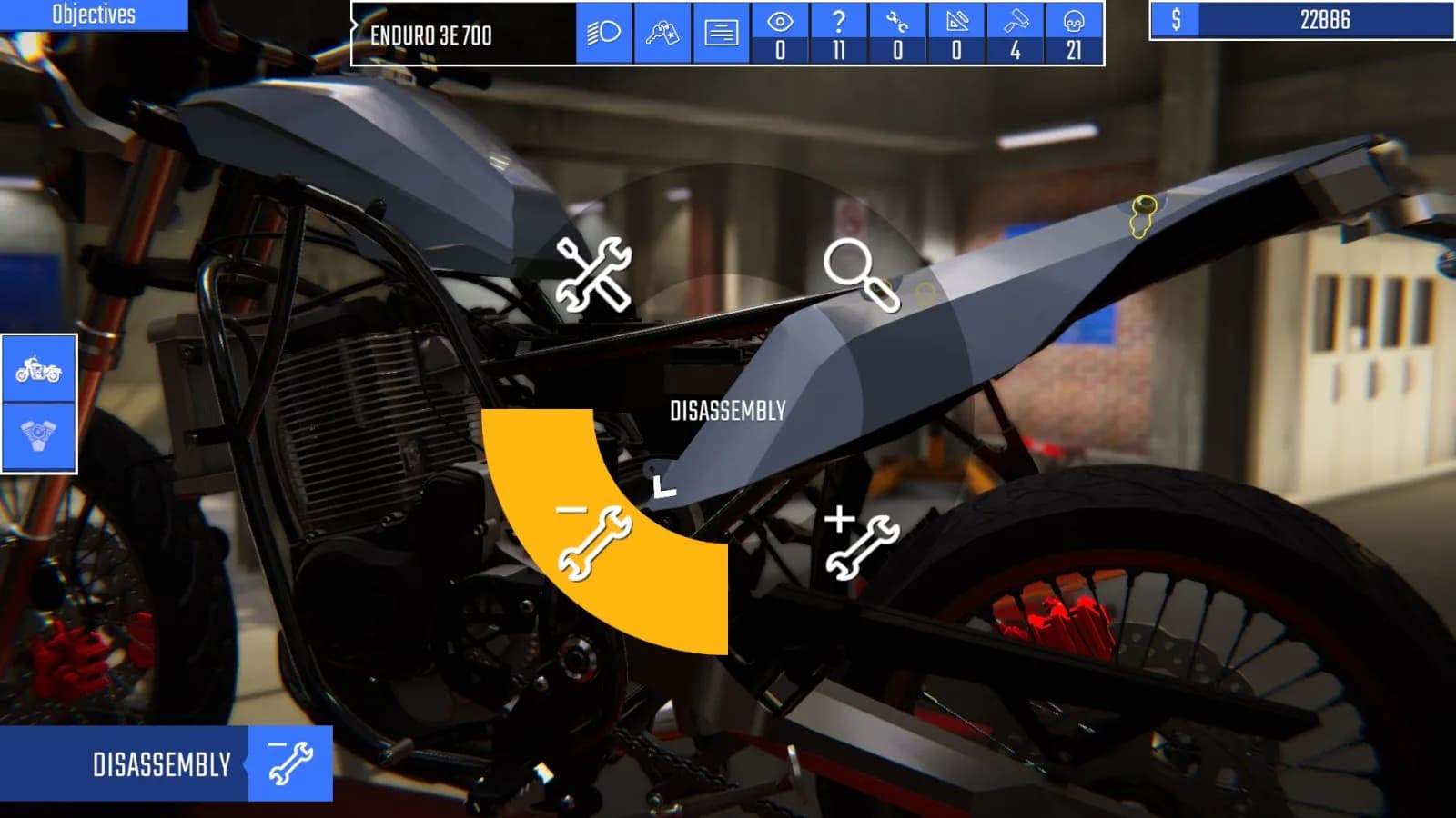 Biker Garage: Mechanic Simulator — скриншот 1