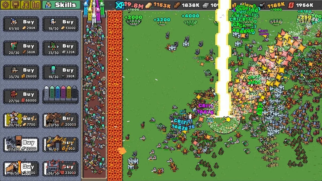 Zero Stress King Idle Defense — скриншот 1