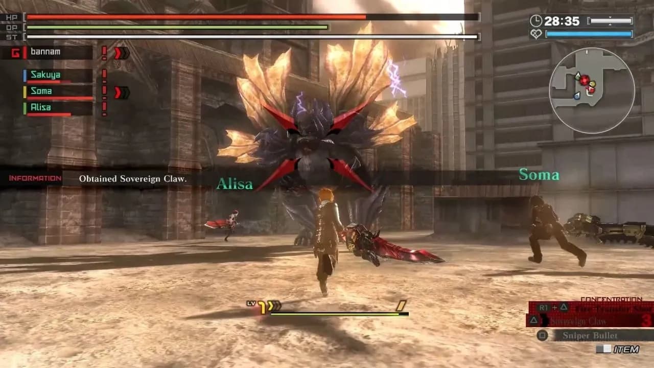 GOD EATER Resurrection — скриншот 5